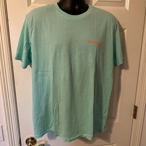 Columbia Men's Short-Sleeve Tee in Light Aqua